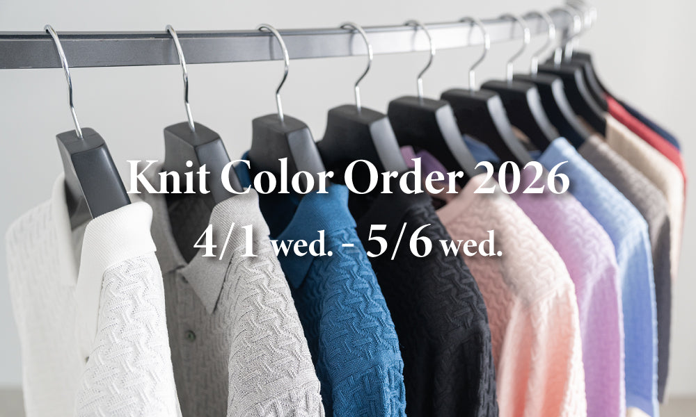 Knit Color Order 2026｜EPOCA UOMO(エポカ ウォモ) - SANYO ONLINE