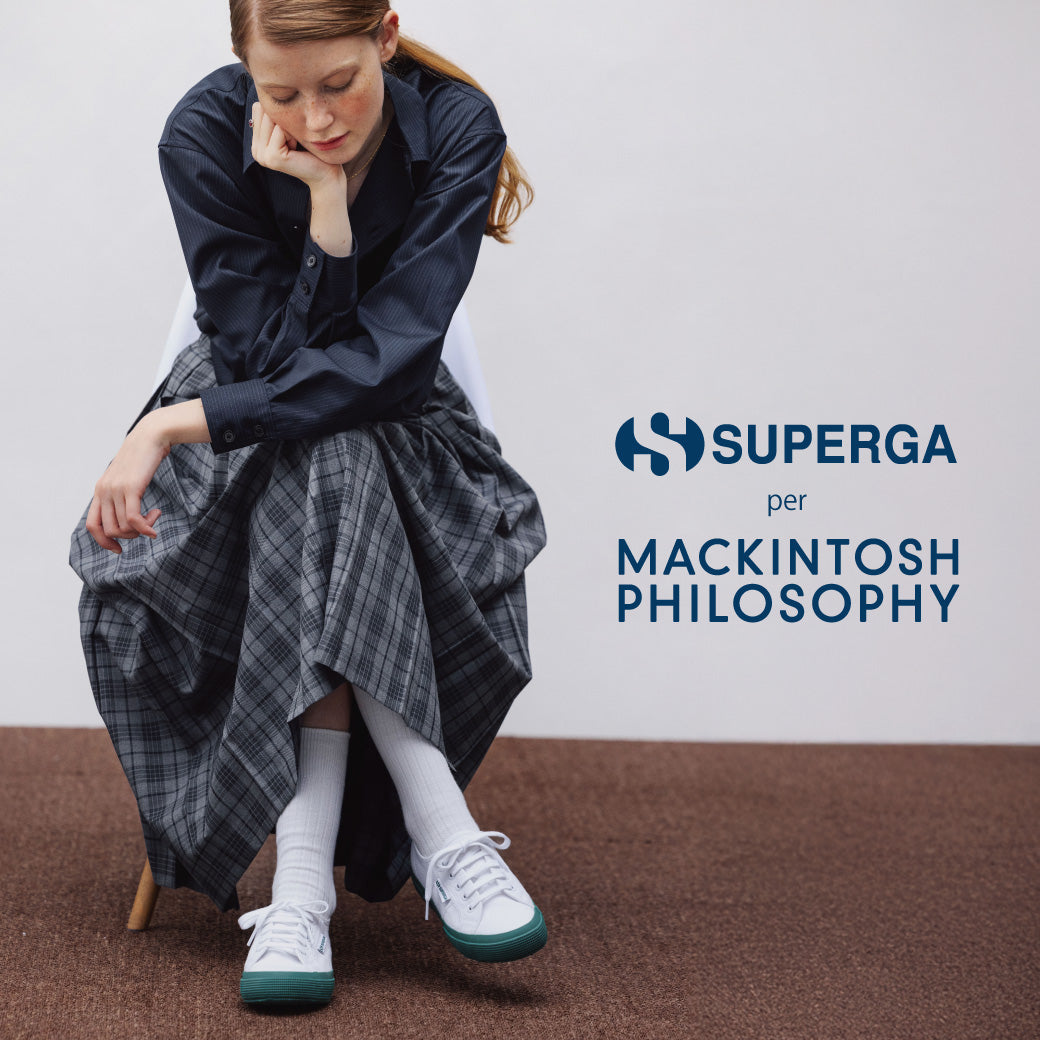 GREY LABEL】SUPERGA×MACKINTOSH PHILOSOPHY｜MACKINTOSH PHILOSOPHY