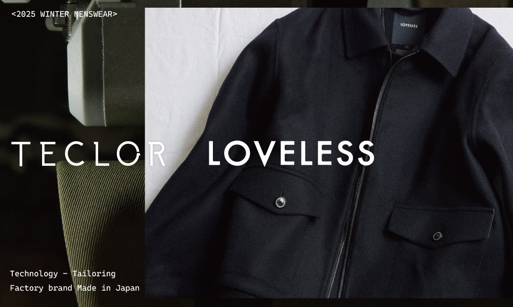 TECLOR × LOVELESS 昨年好評のコラボレーション第2弾が新着