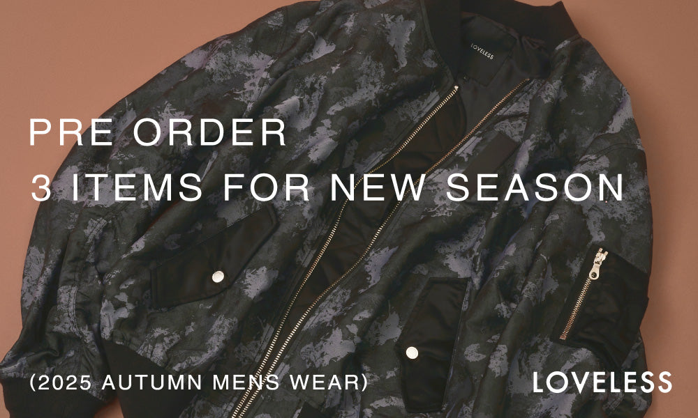 PRE ORDER 3 ITEMS FOR NEW SEASON