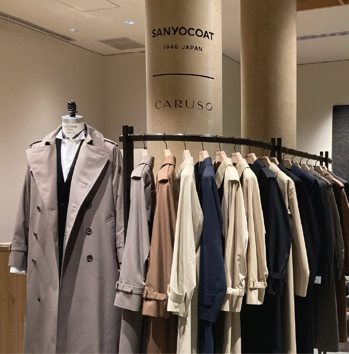 SANYOCOAT｜POP UP SHOP @TABAYA United Arrows｜SANYOCOAT(サンヨー
