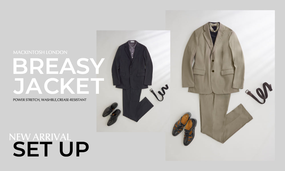 MACKINTOSH LONDON MEN | NEW ARRIVAL -BREASY JACKET -｜MACKINTOSH