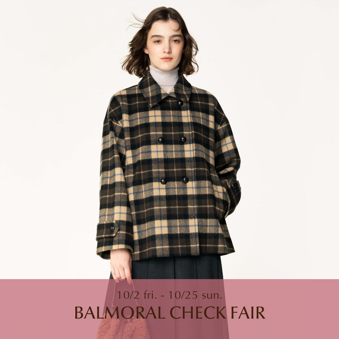【極美品】マッキントッシュロンドン ブラウス チェック柄40 MACKINTOSH LONDON WOMEN｜BALMORAL CHECK FAIR｜MACKINTOSH LONDON