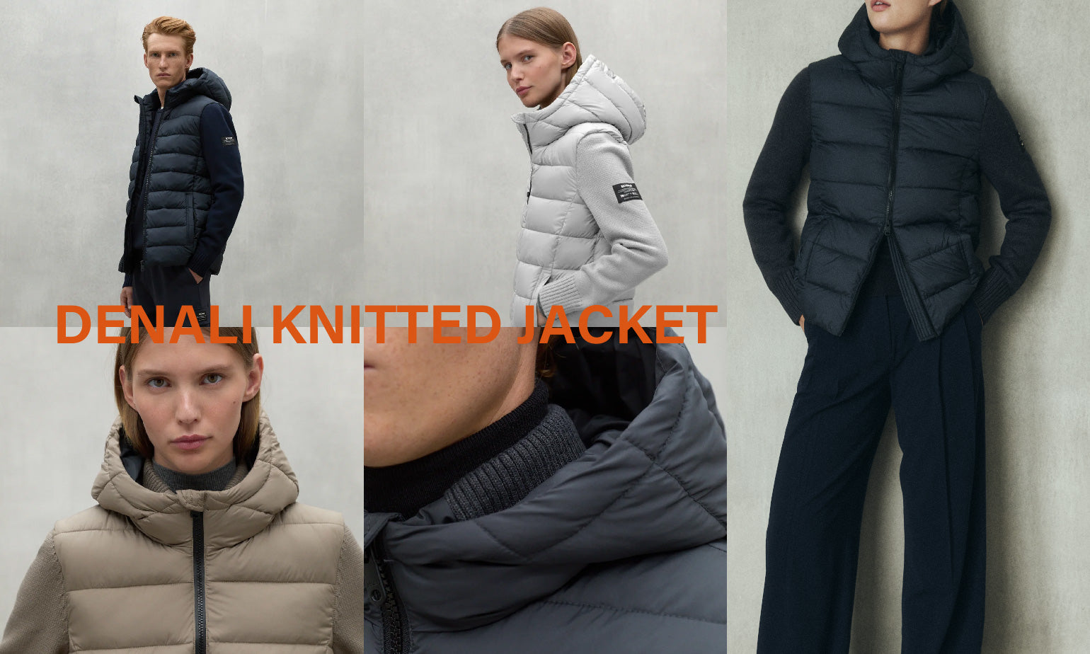 ECOALF|DENALI KITTED JACKET デナリ ニットコンビジャケット