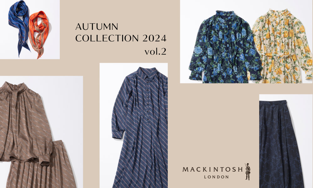 MACKINTOSH LONDON WOMEN｜【New clothes for fall#02】秋のプリントは「華やかクラシック」が気分｜MACKINTOSH  LONDON(マッキントッシュロンドン) - SANYO ONLINE STORE | 三陽商会