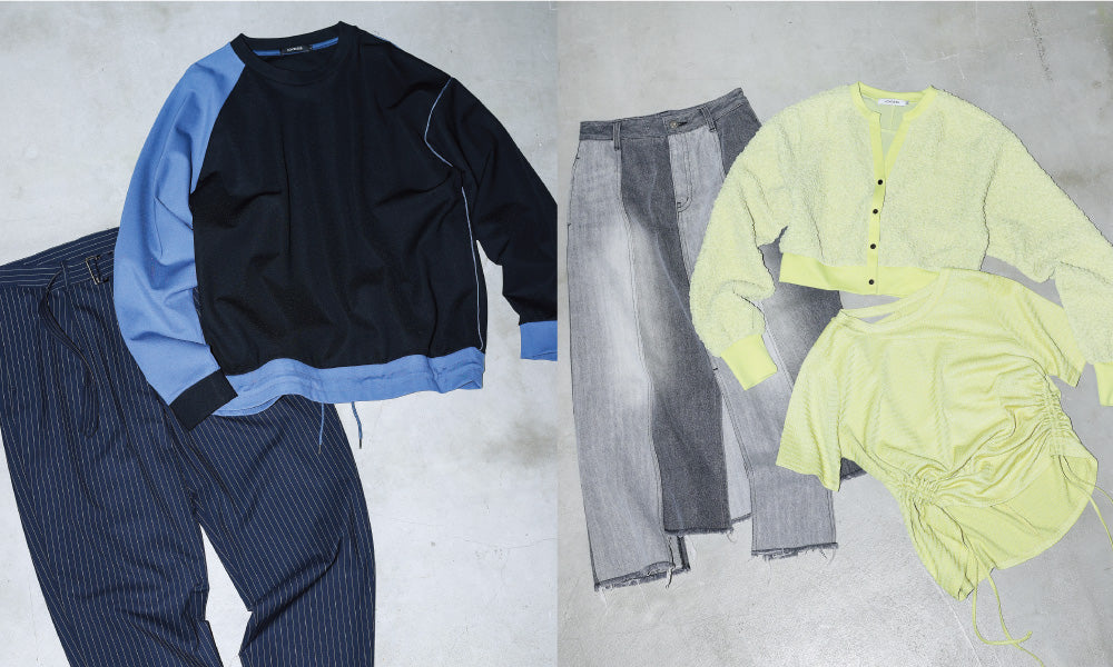 装いを春に!春のトップスとボトムス組み合わせ