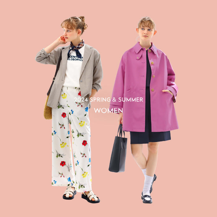 MACKINTOSH PHILOSOPHY WOMEN 24SSLOOK｜MACKINTOSH PHILOSOPHY