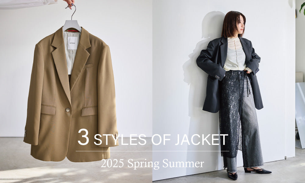 3 STYLES OF JACKET
