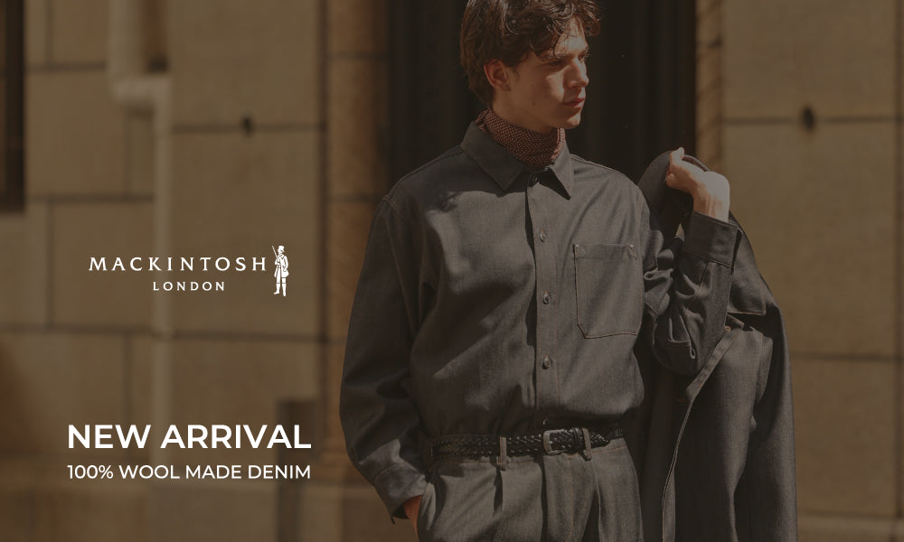 MACKINTOSH LONDON MENS | NEW ARRIVAL - 100% WOOL MADE DENIM