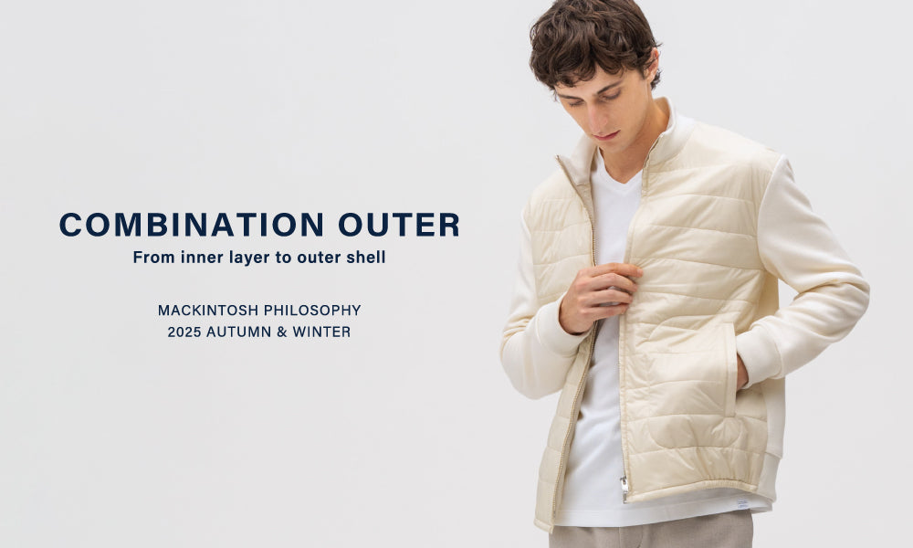 MEN】COMBINATION OUTER | From inner layer to outer shell