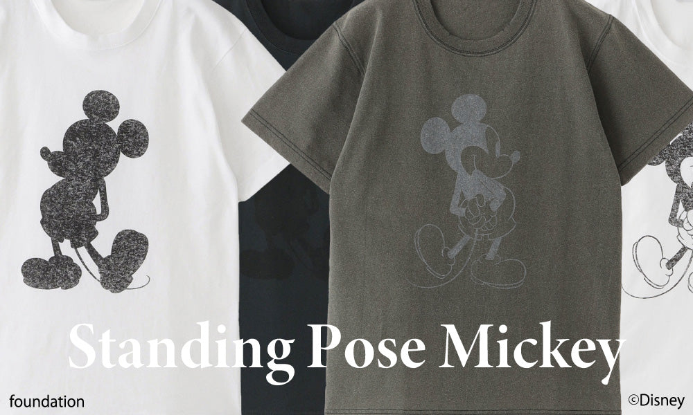 Standing Pose Mickey vol.2 / 第2弾ミッキーマウスデザインTシャツが登場