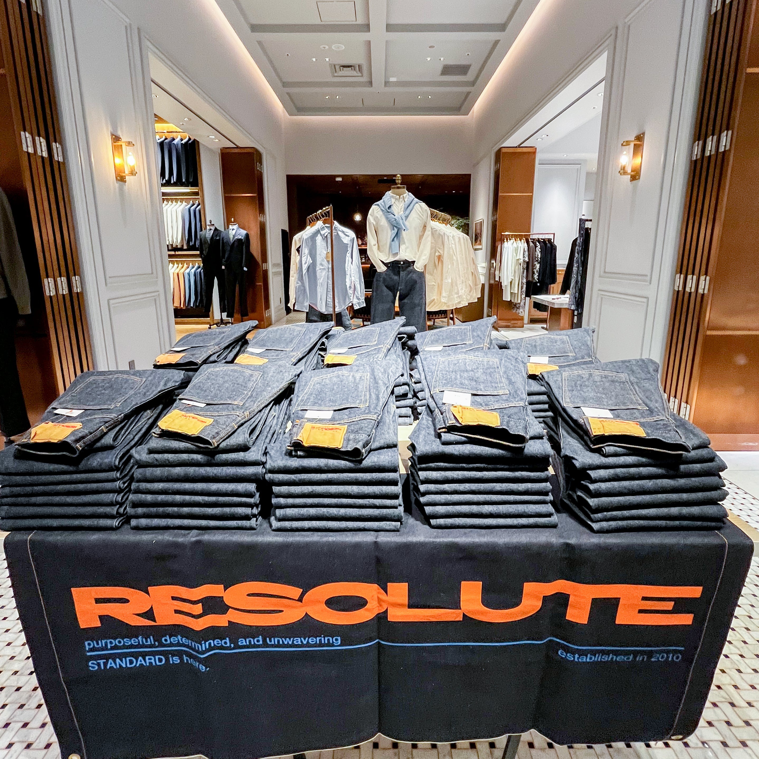 Paul Stuart青山本店 | RESOLUTE＋FAR EAST MANUFACTURING POP UPの