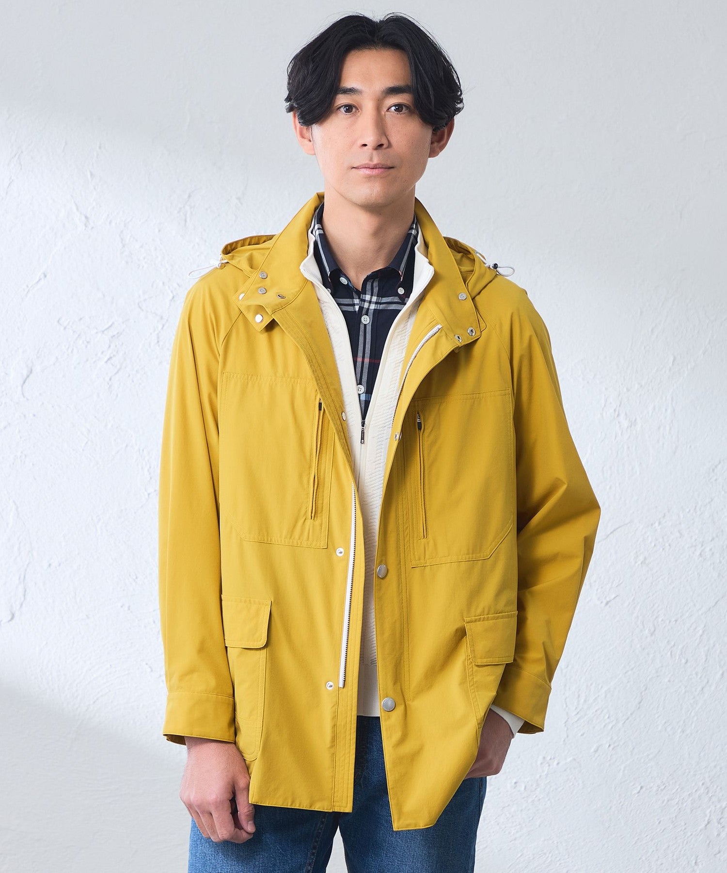 はっ水】【ウォッシャブル】BEYONTECH(R) マリンパーカーブルゾン