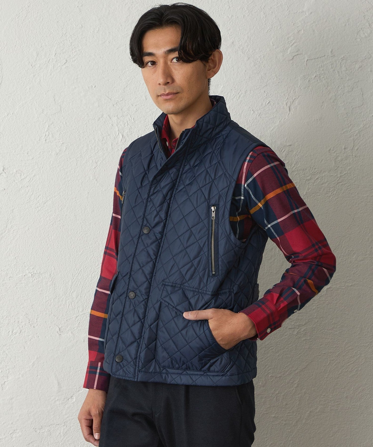 キルティングベスト(ベスト)｜BAKER STREET(ベイカー・ストリート)の