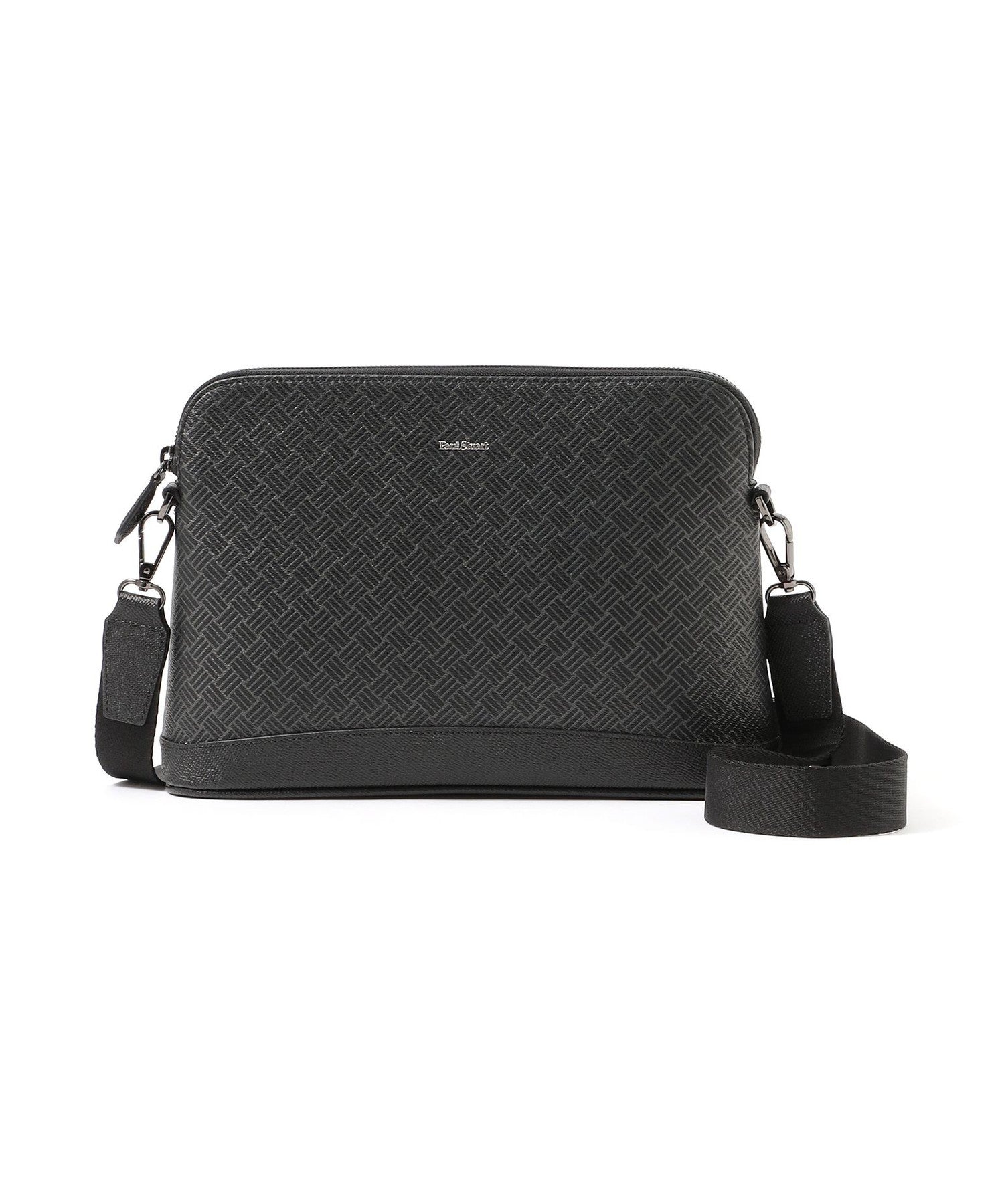 パケ柄 ナイロンクラッチ＆ショルダーバッグ（ポリウレタン樹脂