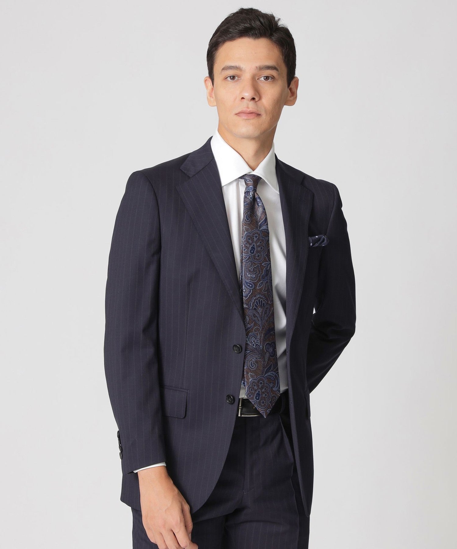 BAKER MODEL】フェードストライプ柄スーツ(スーツ)｜Paul Stuart