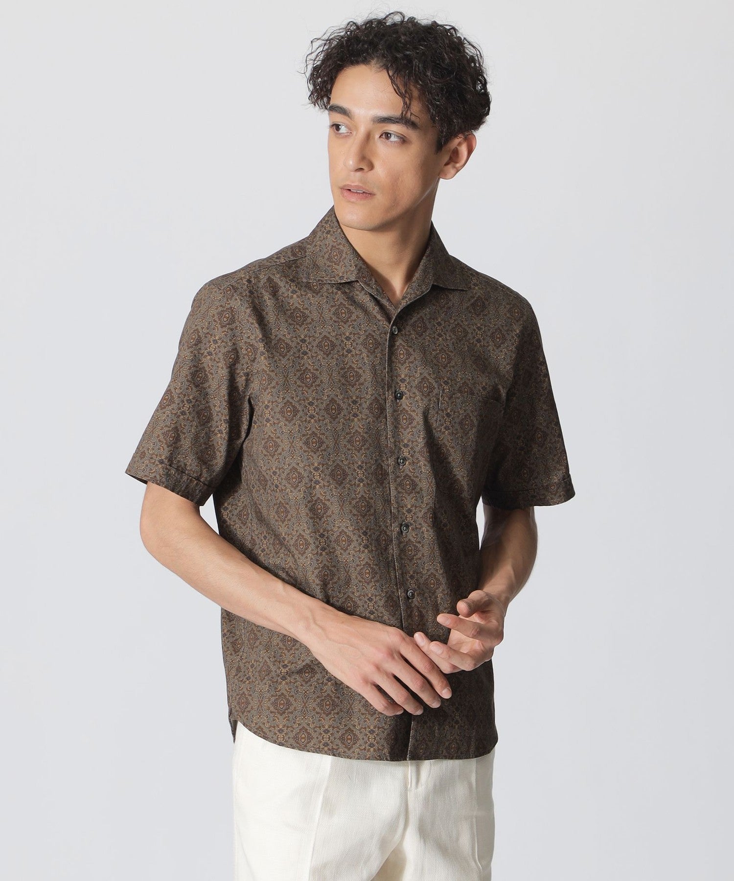 値下中 60s FRUIT OF THE LOOM バティック柄 半袖シャツ バティック柄プリント 半袖シャツ(トップス)｜Paul Stuart(ポール