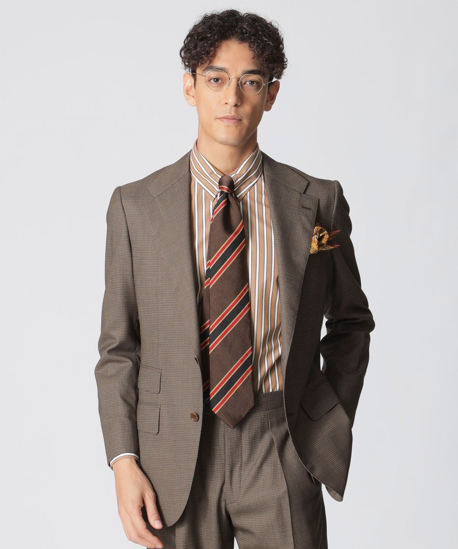 数量限定】「COLLECTION LINE」ミニチェック柄スーツ(スーツ)｜Paul