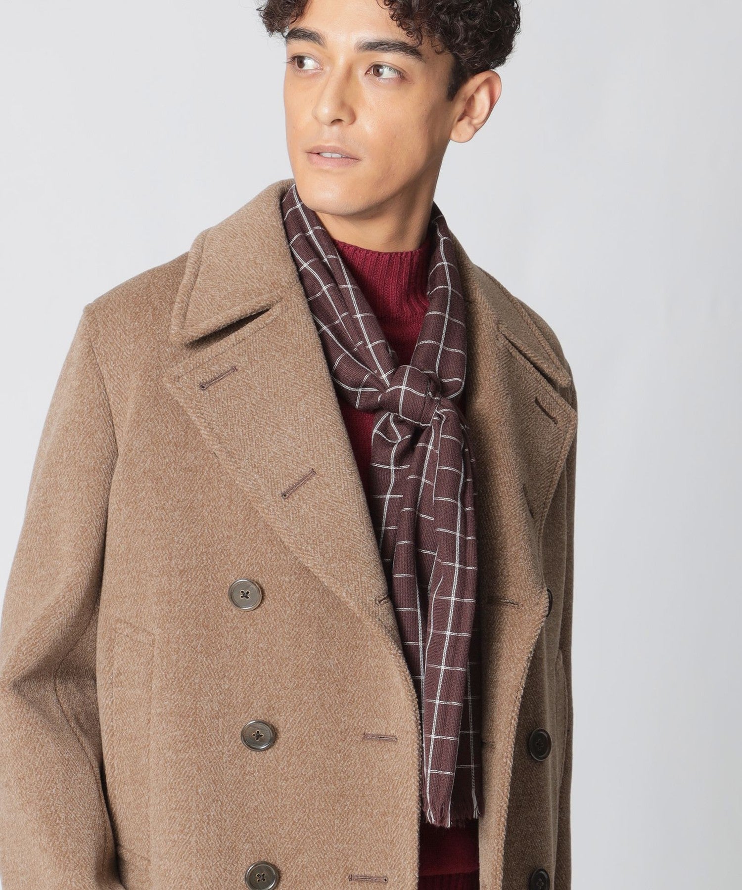 COLLECTION LINE】ウールシルクストール(マフラー・ストール・スカーフ
