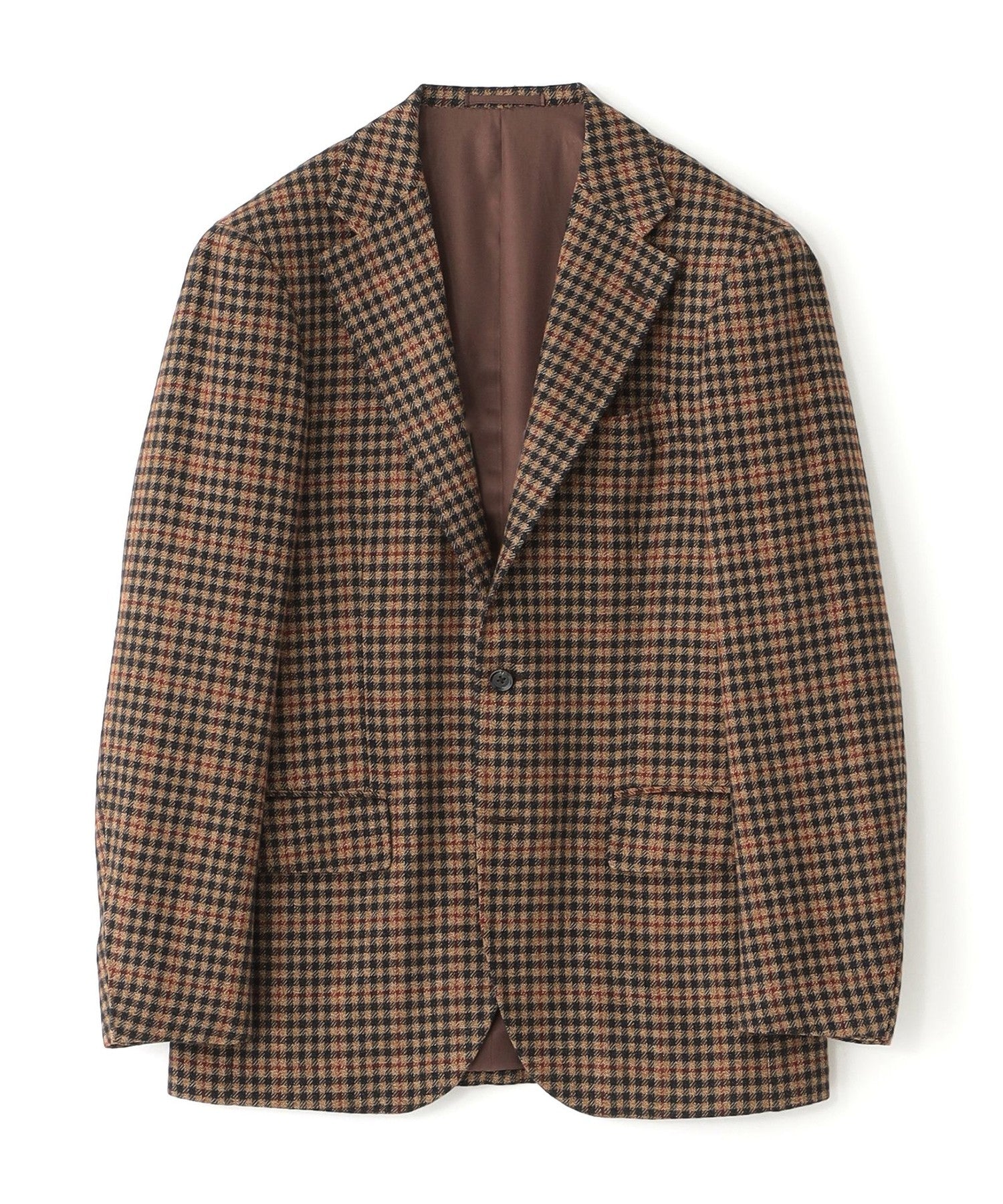 WEB・一部店舗限定】【RING JACKET】ブラウンチェックジャケット