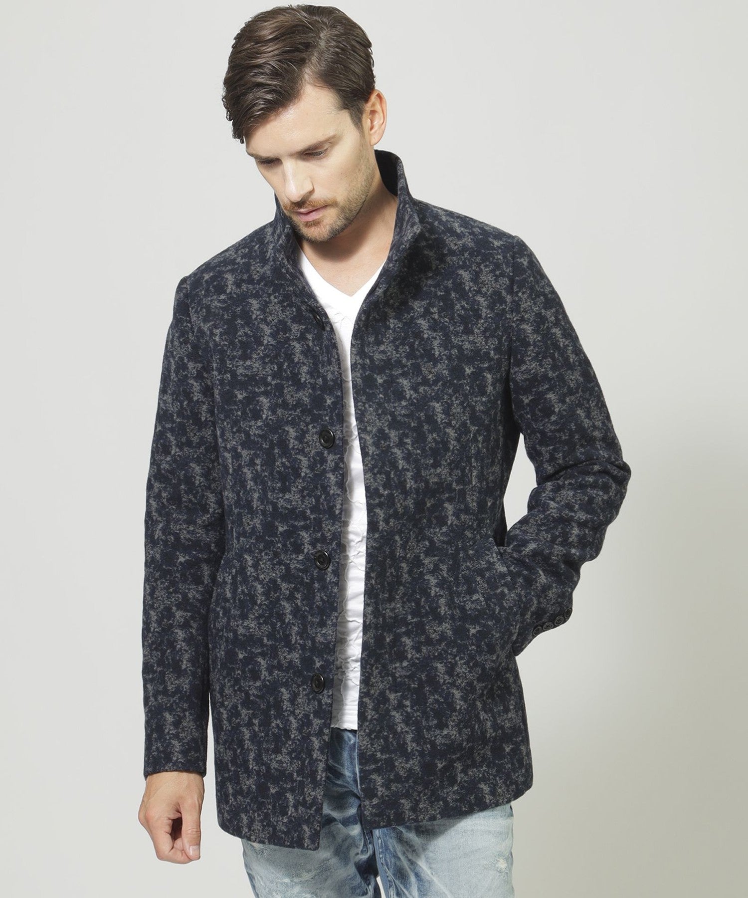 PRIMA COLLECTION】ミドルスタンドコート(コート)｜EPOCA UOMO(エポカ