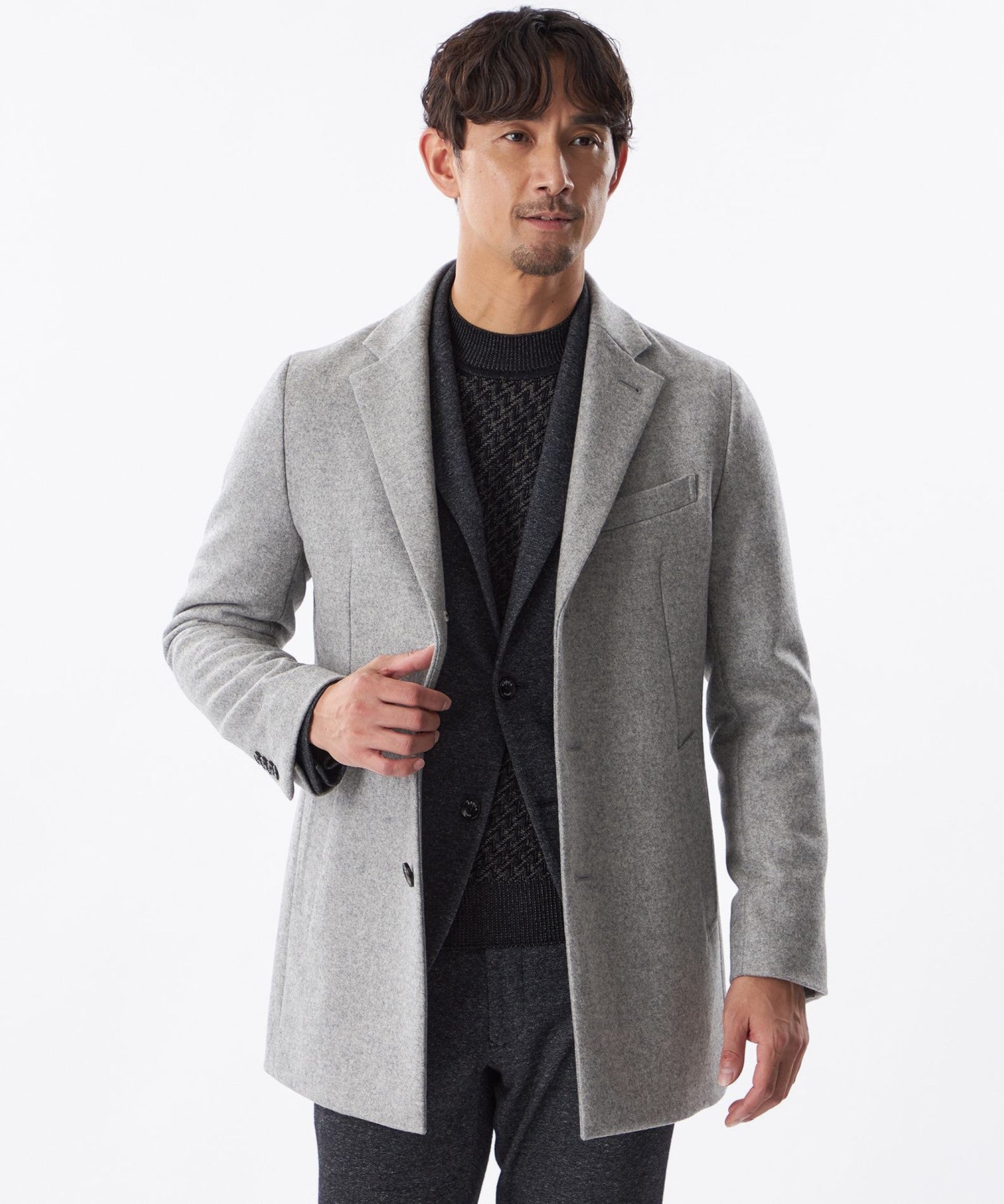 ミドルウールチェスターコート(コート)｜EPOCA UOMO(エポカ ウォモ)の