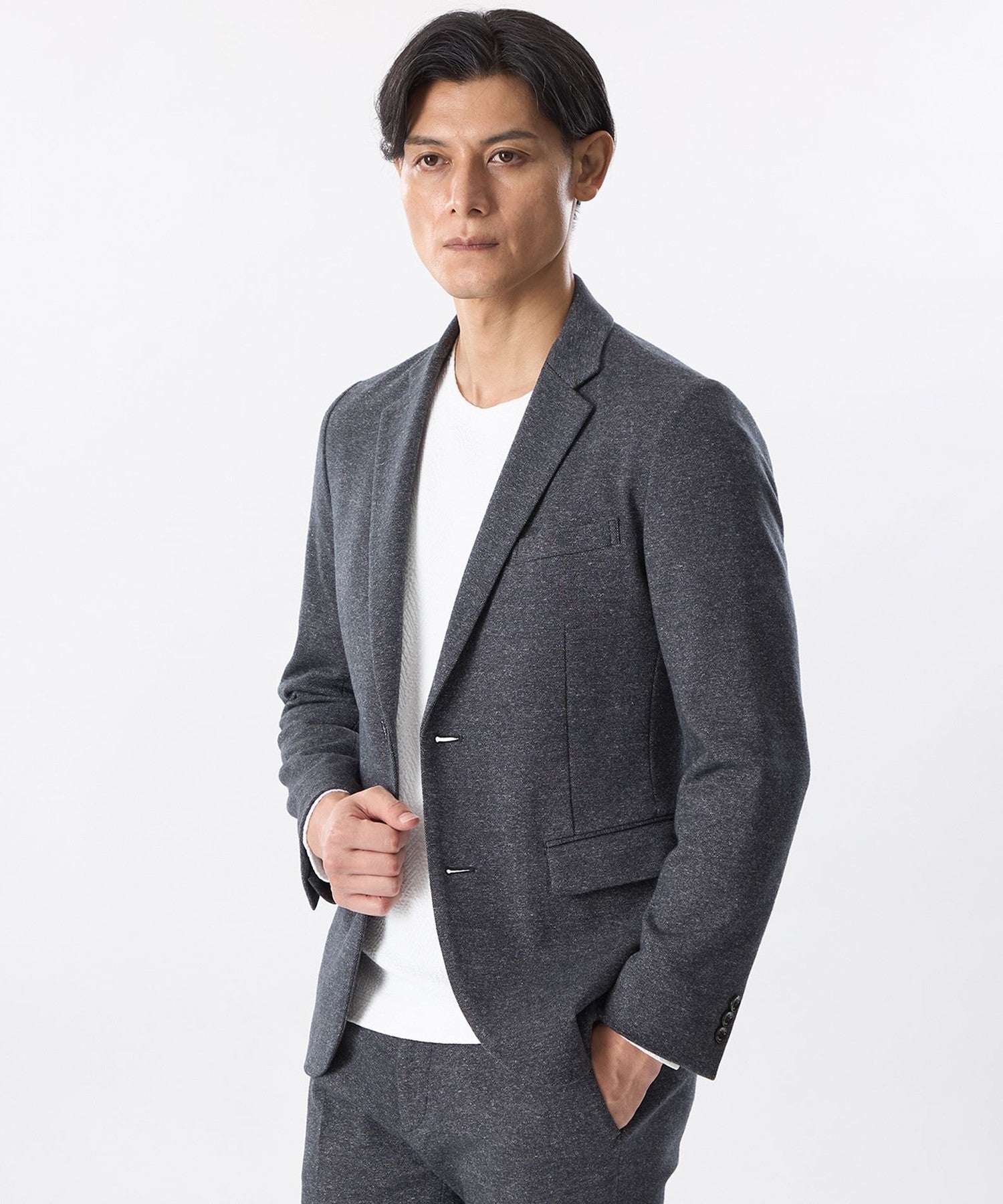 セットアップ対応】ウールジャージージャケット(ジャケット)｜EPOCA