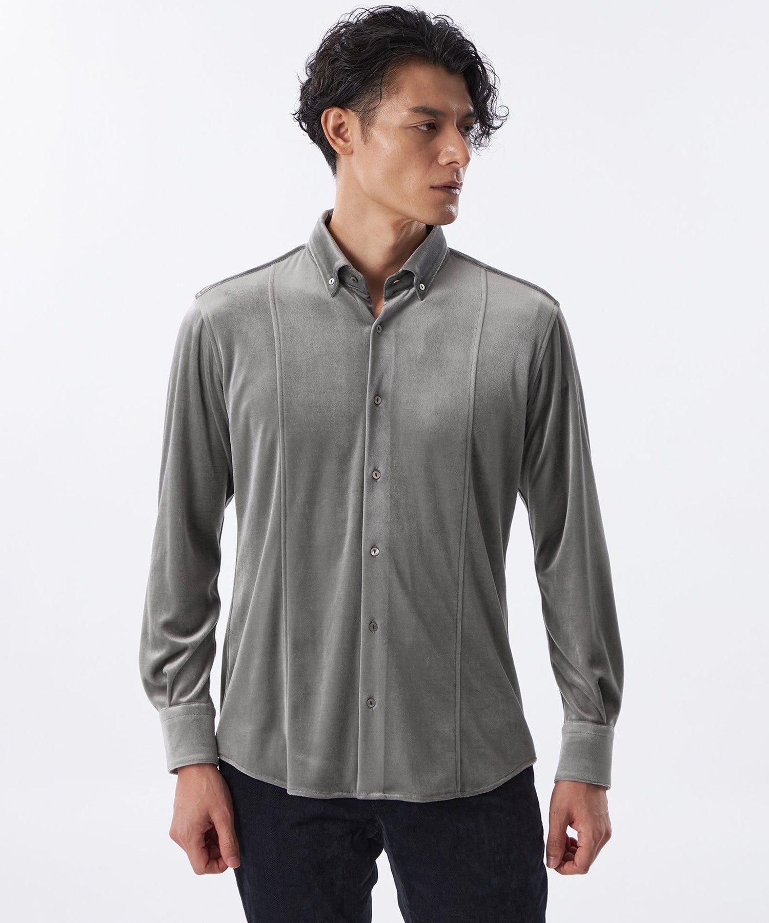 別珍ストレッチシャツ(トップス)｜EPOCA UOMO(エポカ ウォモ)の