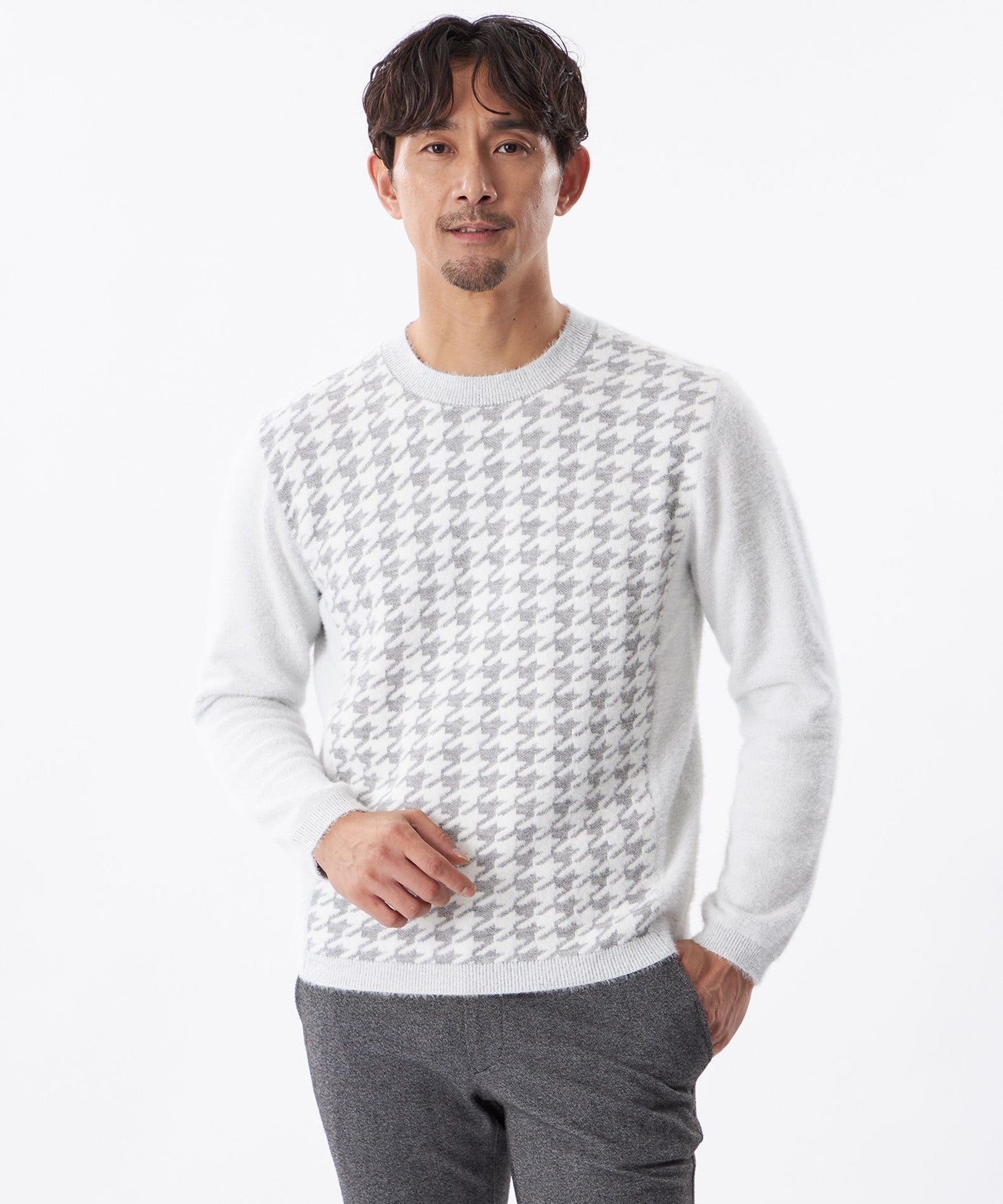 前身千鳥ニット(トップス)｜EPOCA UOMO(エポカ ウォモ)のファッション