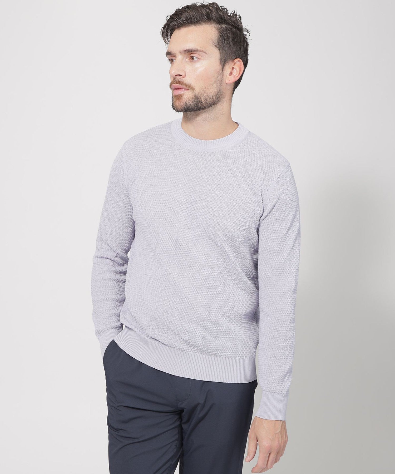 人気❤️ EPOCA エポカ　エミラーノミラノリブニットコート　オフホワイト　L 人気❤️ EPOCA エポカ エミラーノミラノリブニットコート オフ