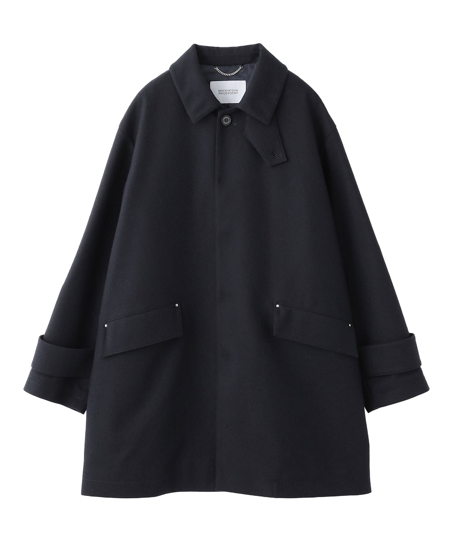MACKINTOSH PHILOSOPHY BALBY ネイビー コットンライクタッサー BALBY（バルビー）(コート)｜MACKINTOSH