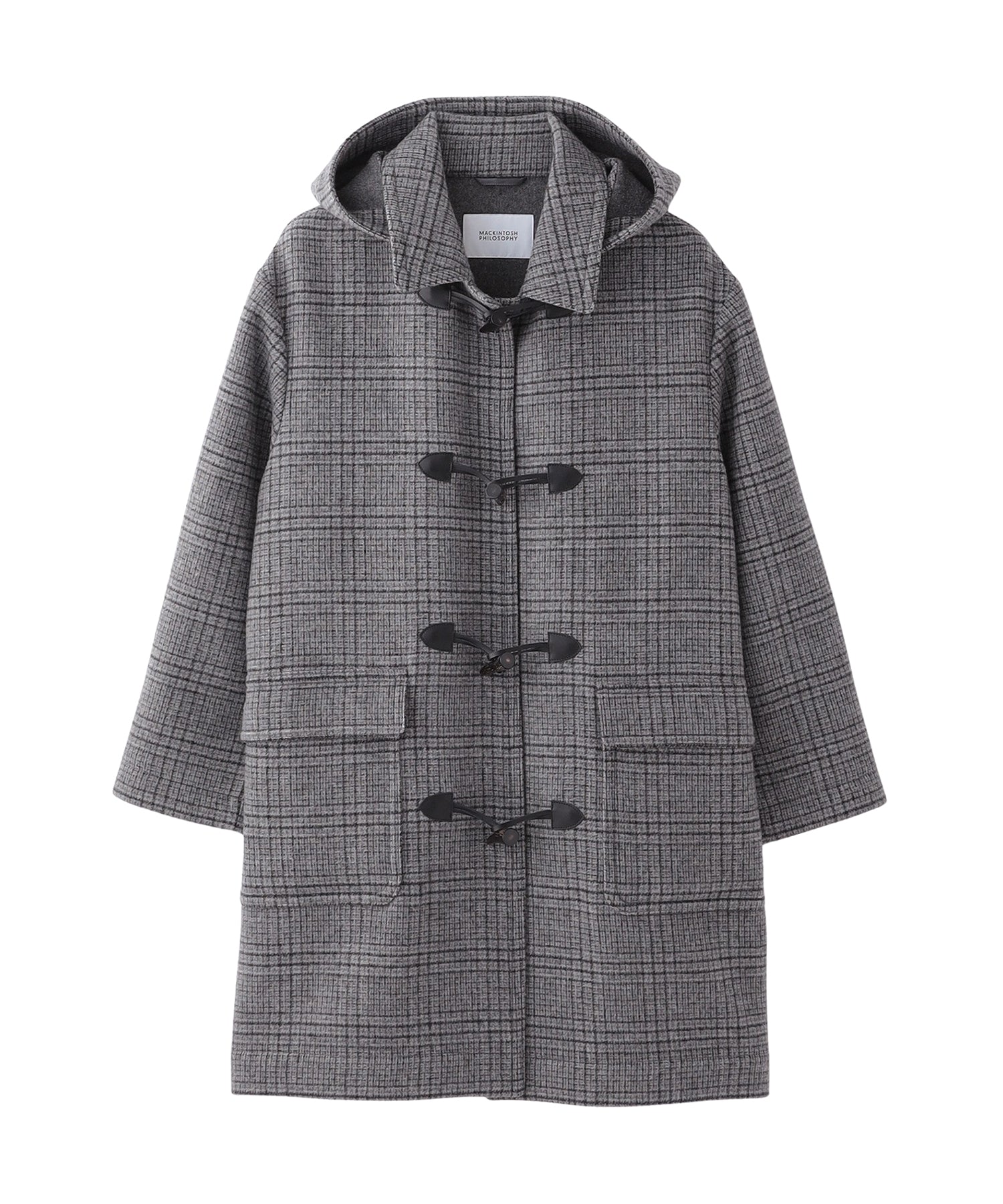 美品 マッキントッシュ　フィロソフィー　ダブルフェイス　フードロングコート ダブルフェイスメルトン BEEFORD（ビーフォード）(コート)｜MACKINTOSH