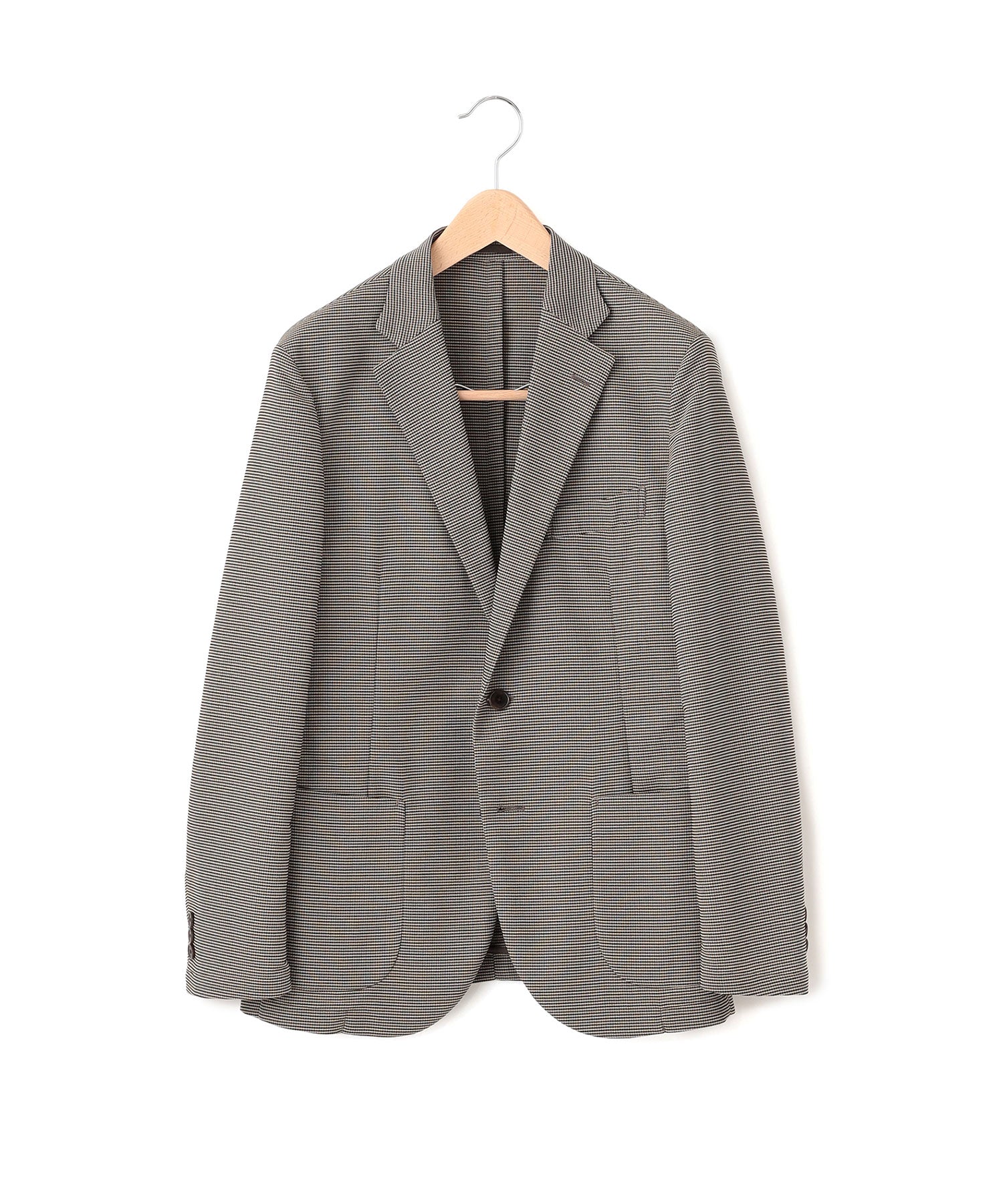 テーラードジャージージャケット カラミメッシュチェック(ジャケット