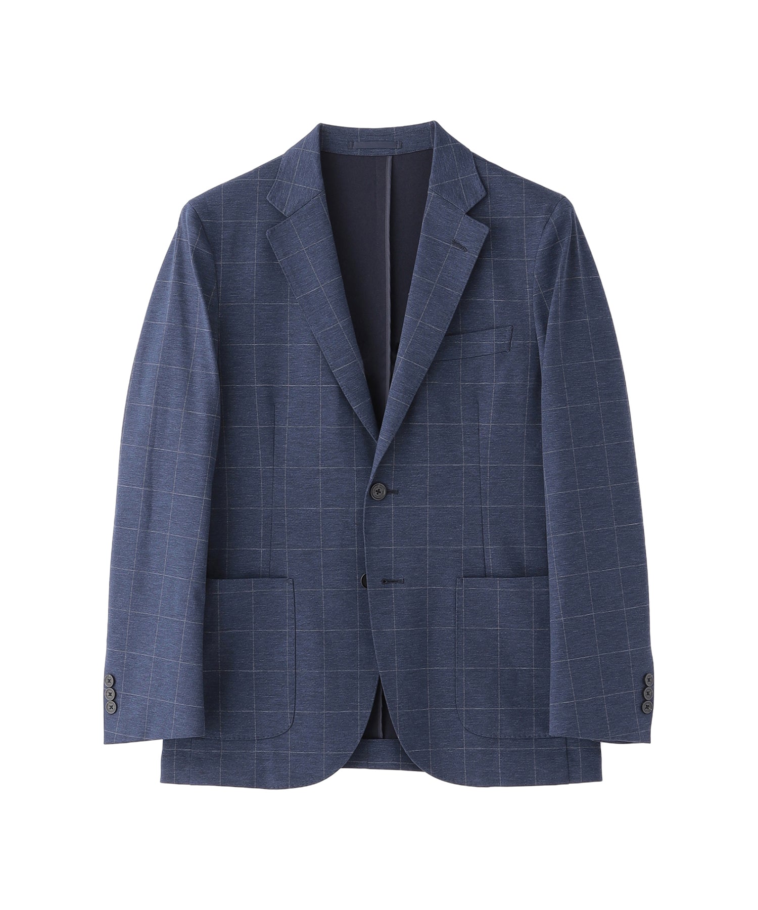 テーラードジャージー ジャケット ウインドペンプリント