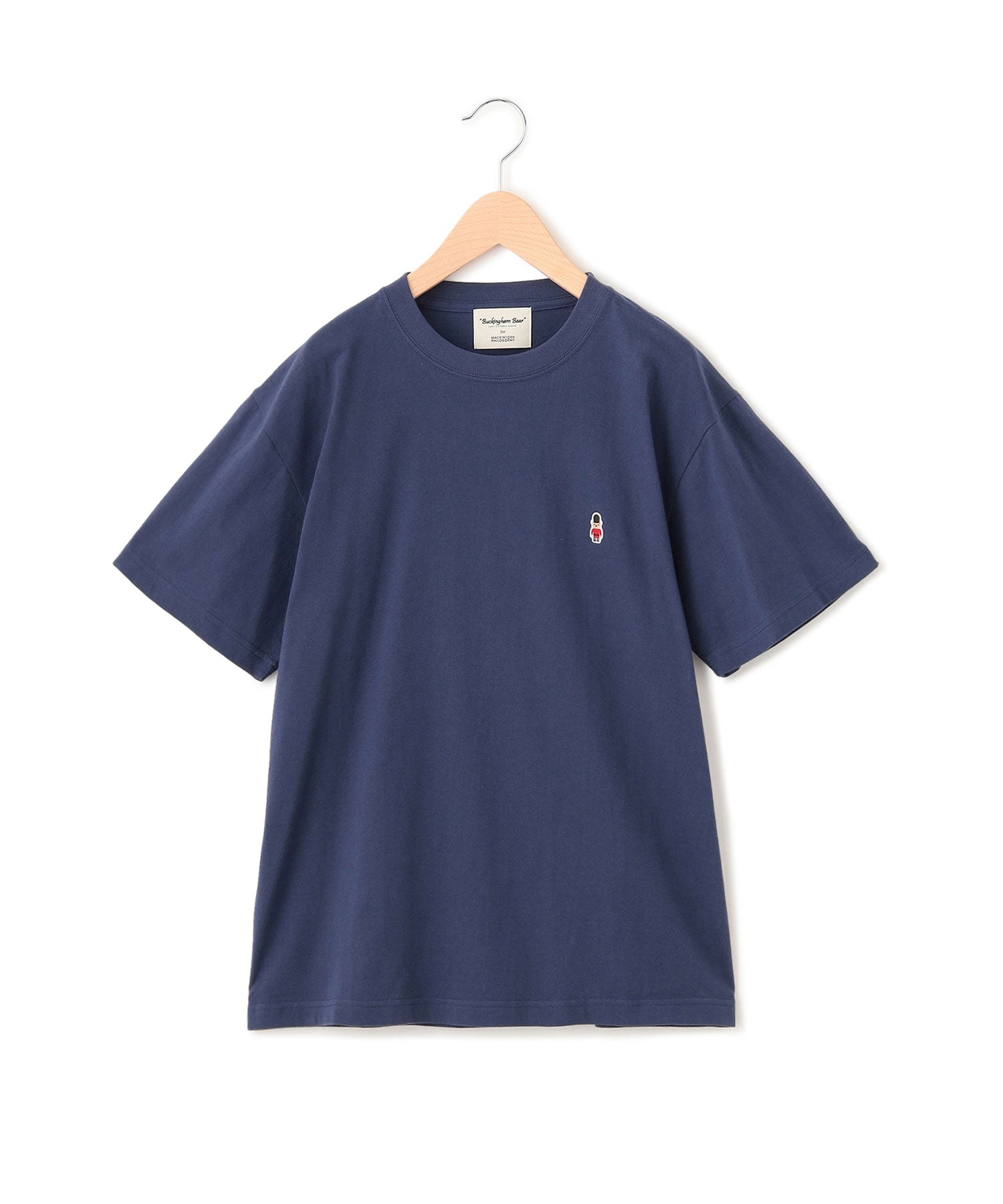 店舗限定】バッキンガムベア 5.6oz クルーネックワンポイントTシャツ