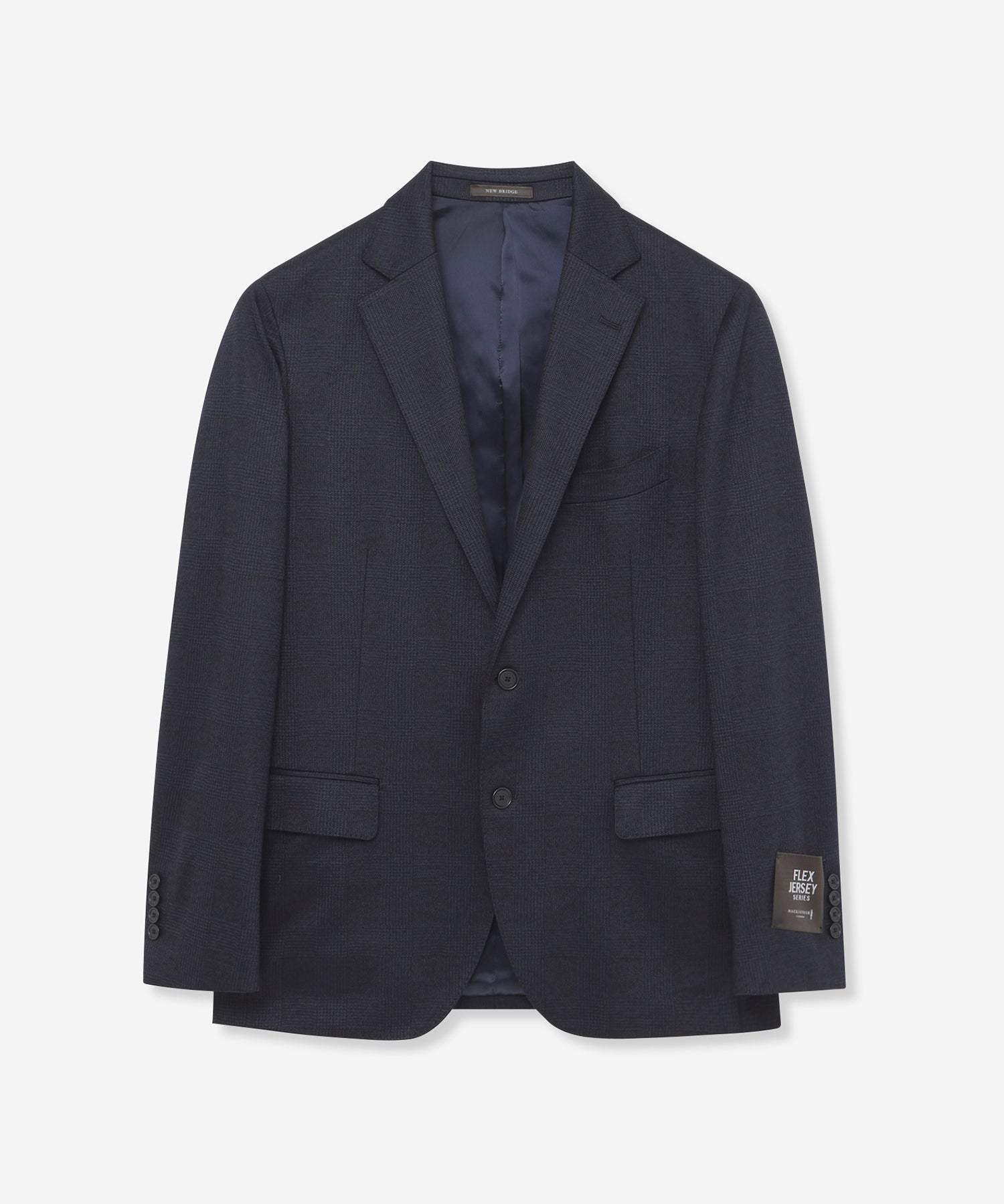 FLEX JERSEY】グレンチェックセットアップジャケット(ジャケット