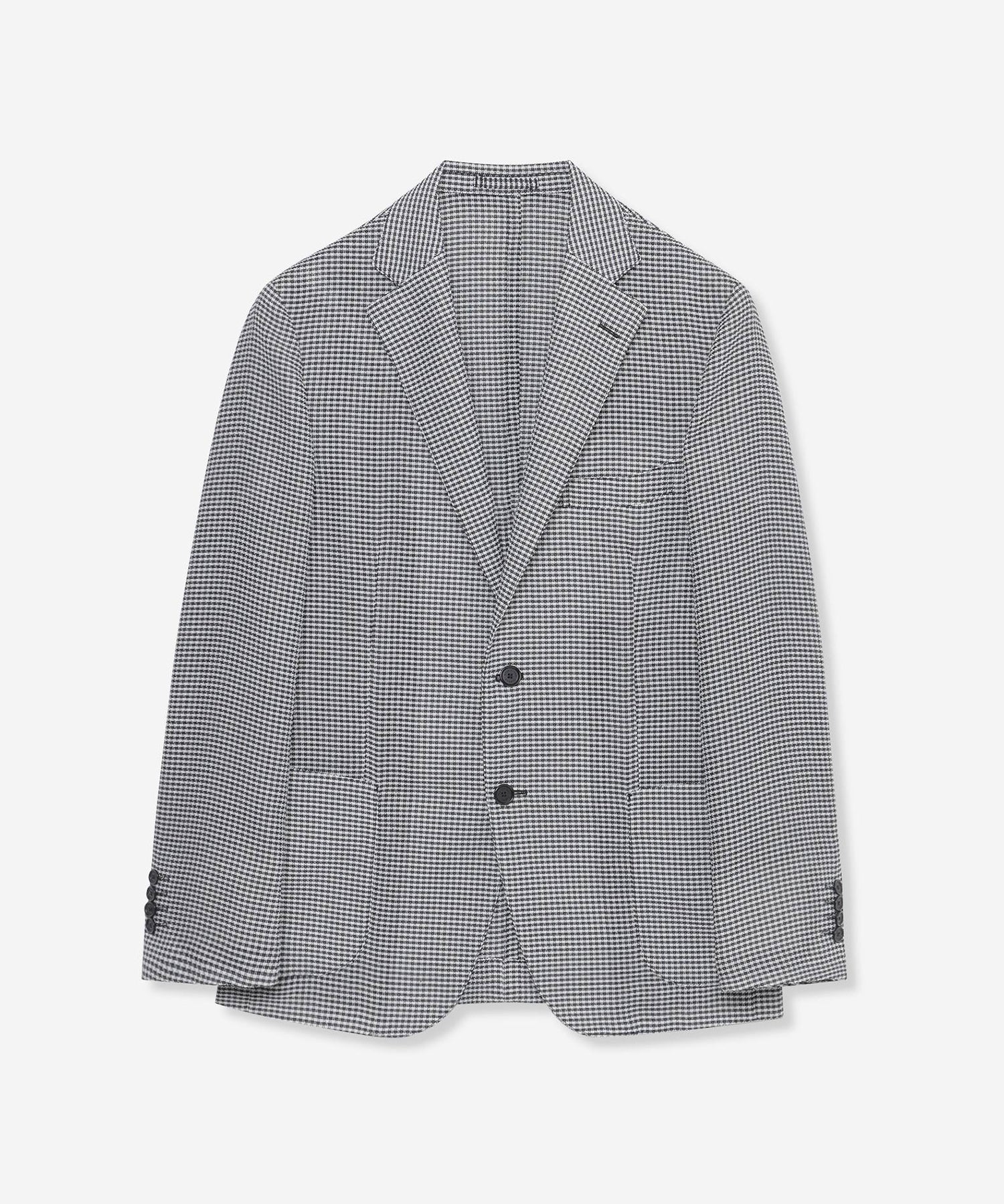 LEON掲載】【BREASY JACKET】LENO CLOTH千鳥ジャケット