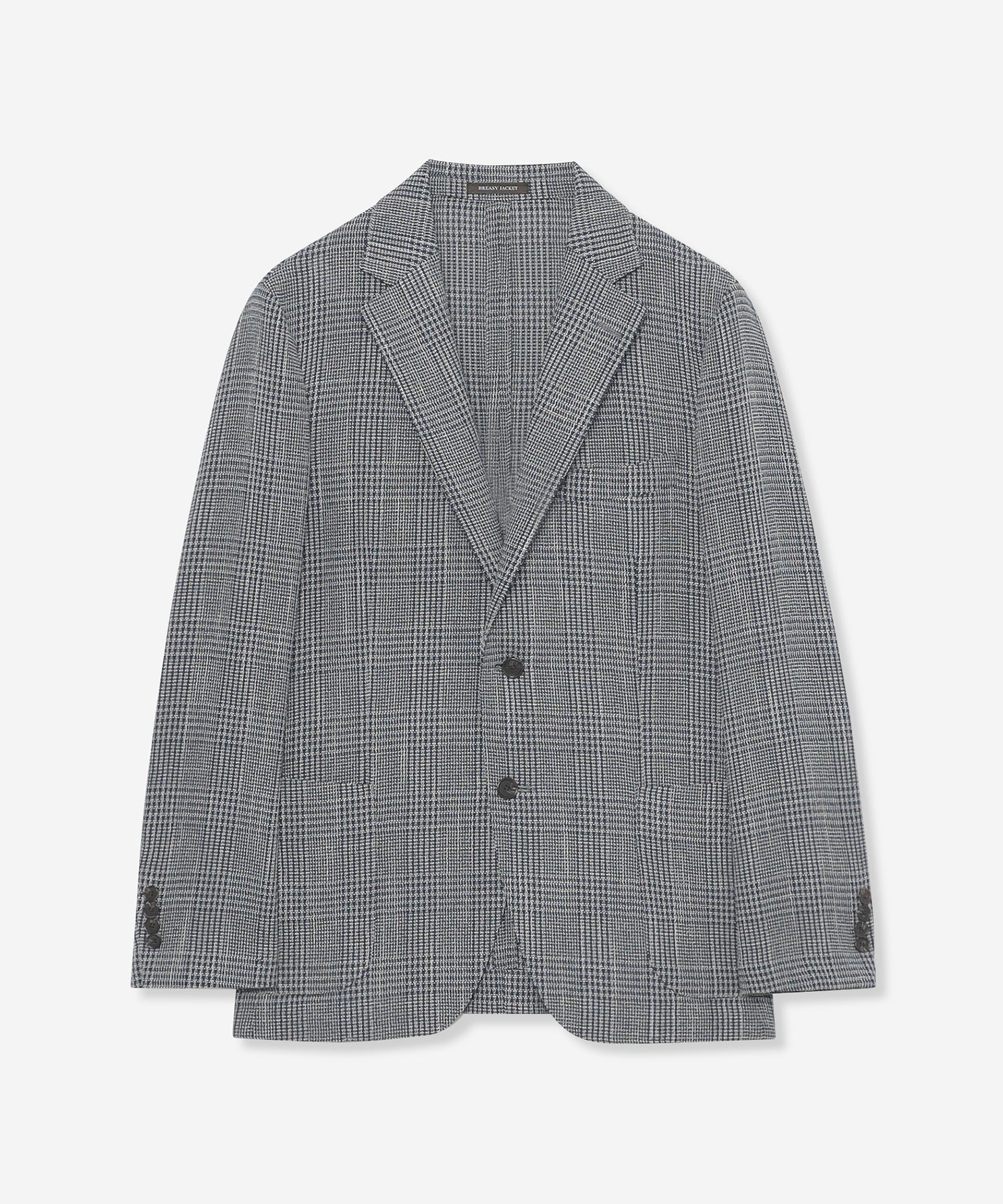 【新品タグ付】マッキントッシュロンドン グレンチェック ブルゾン 38 LEON掲載】【BREASY JACKET】LENO CLOTH グレンチェックジャケット