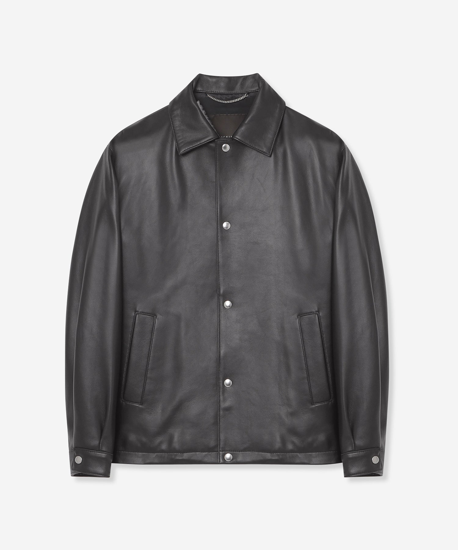 LEON掲載】【Weather proofed Leather】レザーコーチジャケット