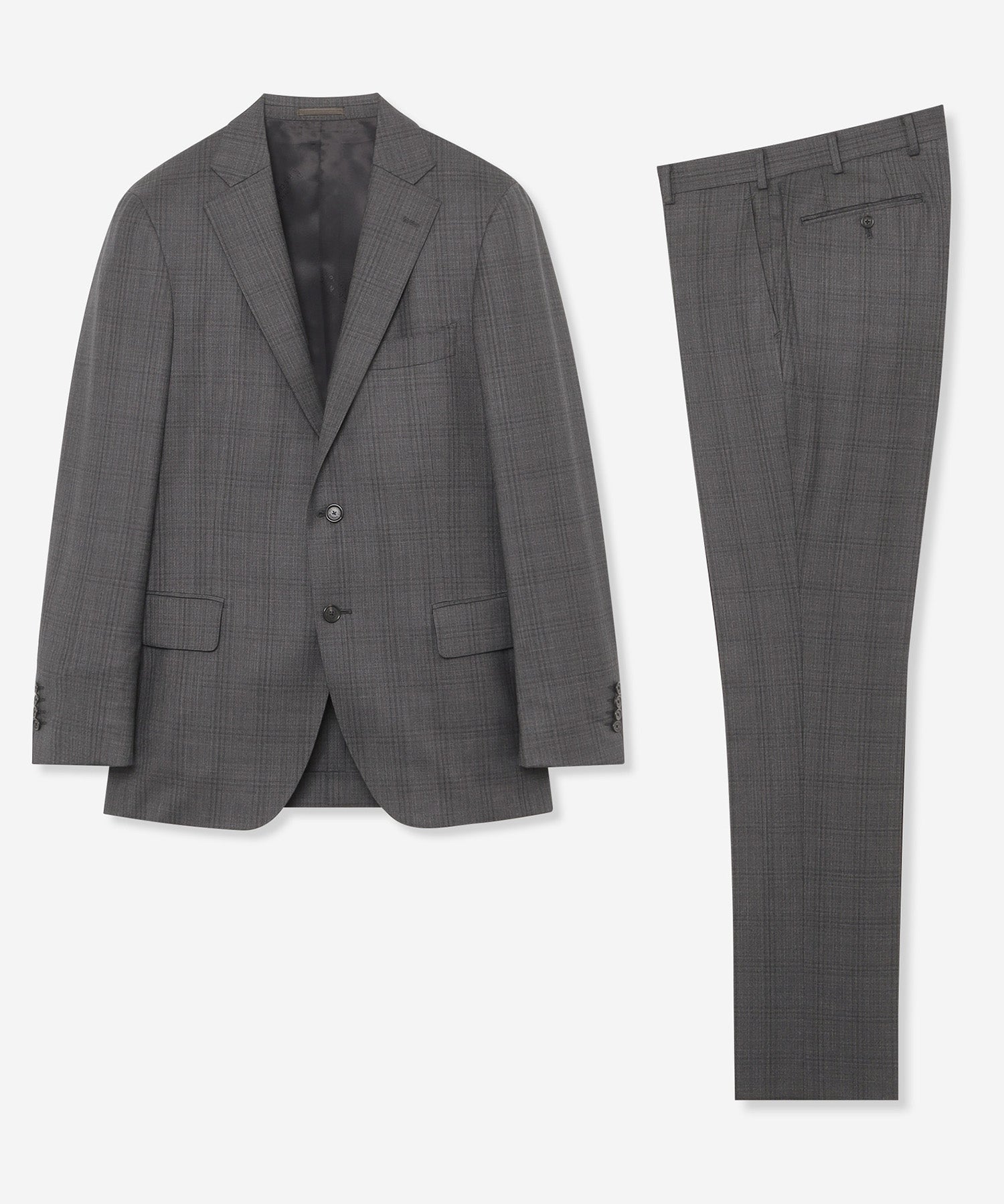 NEW BRIDGE】Super150's コンビネーションチェックグレースーツ(スーツ