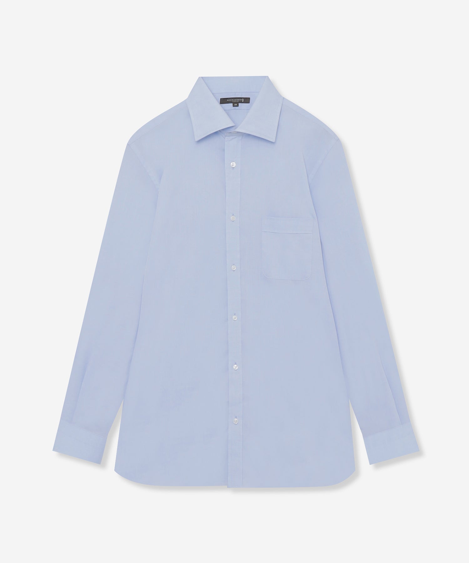 定価 ¥27,500 Mackintosh ノーカラードレスシャツ WEB・一部店舗限定】ブロードセミワイドドレスシャツ(トップス
