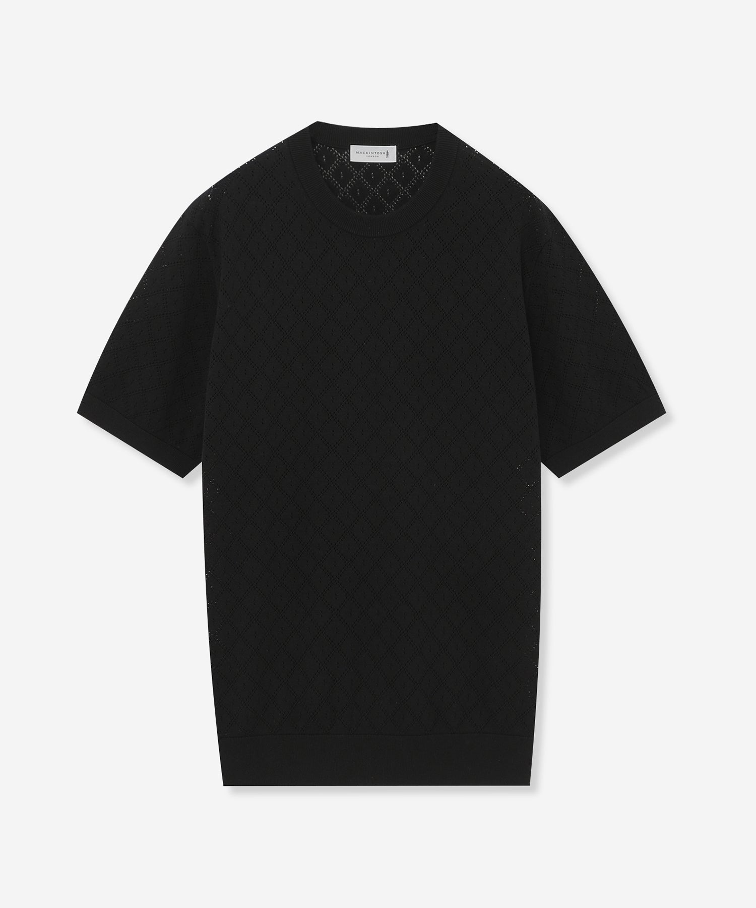 LEON掲載】ランダムアイレットニットTシャツ(トップス)｜MACKINTOSH