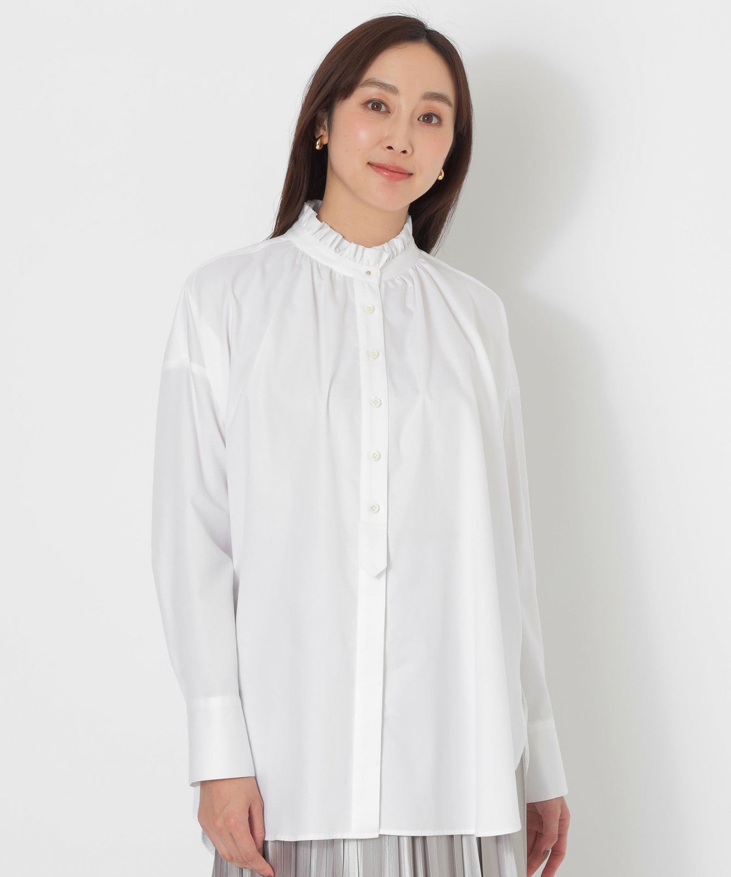 アルティメイトピマ】フリルシャツ(トップス)｜S.ESSENTIALS(エス