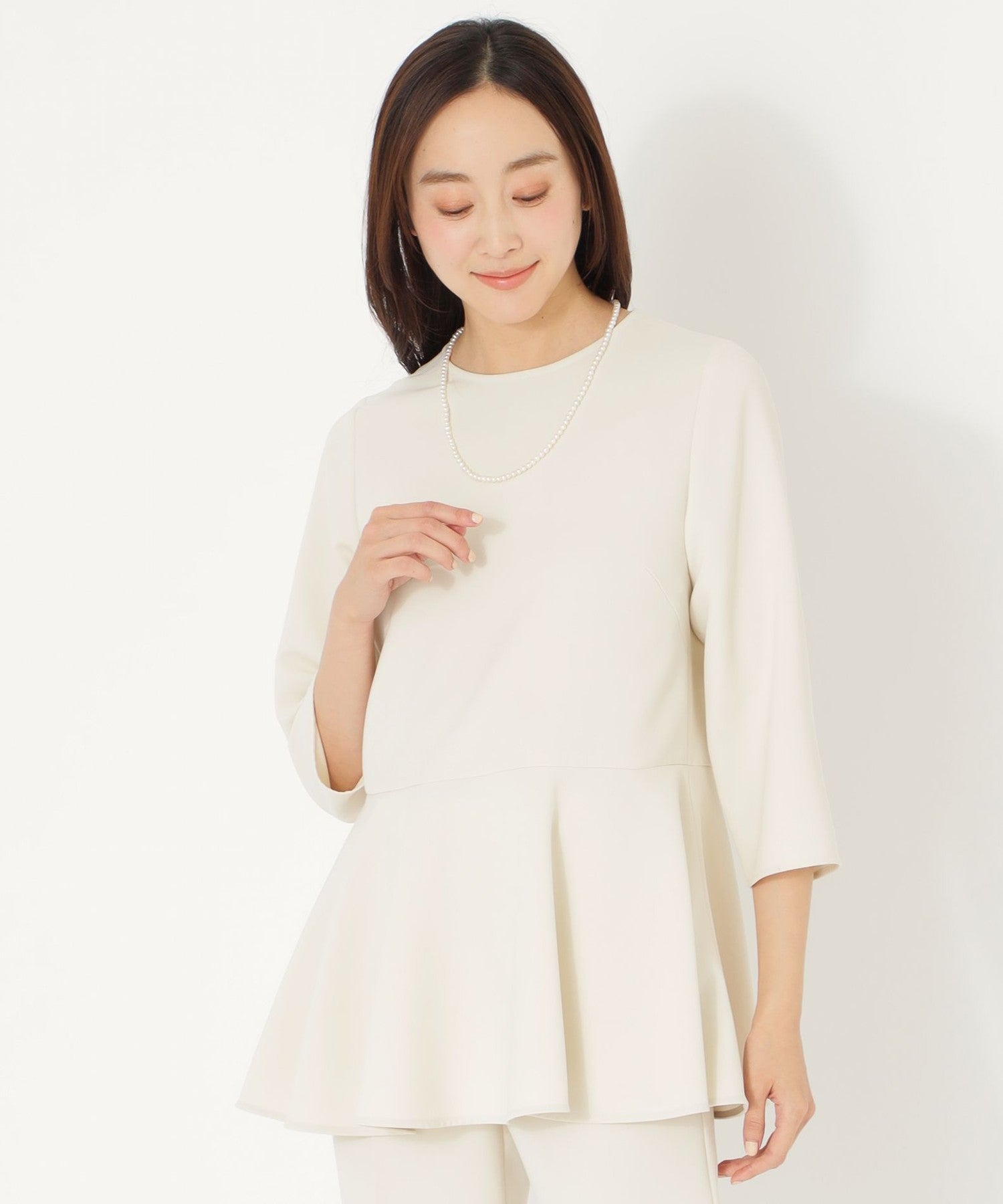 WARDROBE】ペプラムブラウス(トップス)｜S.ESSENTIALS(エス