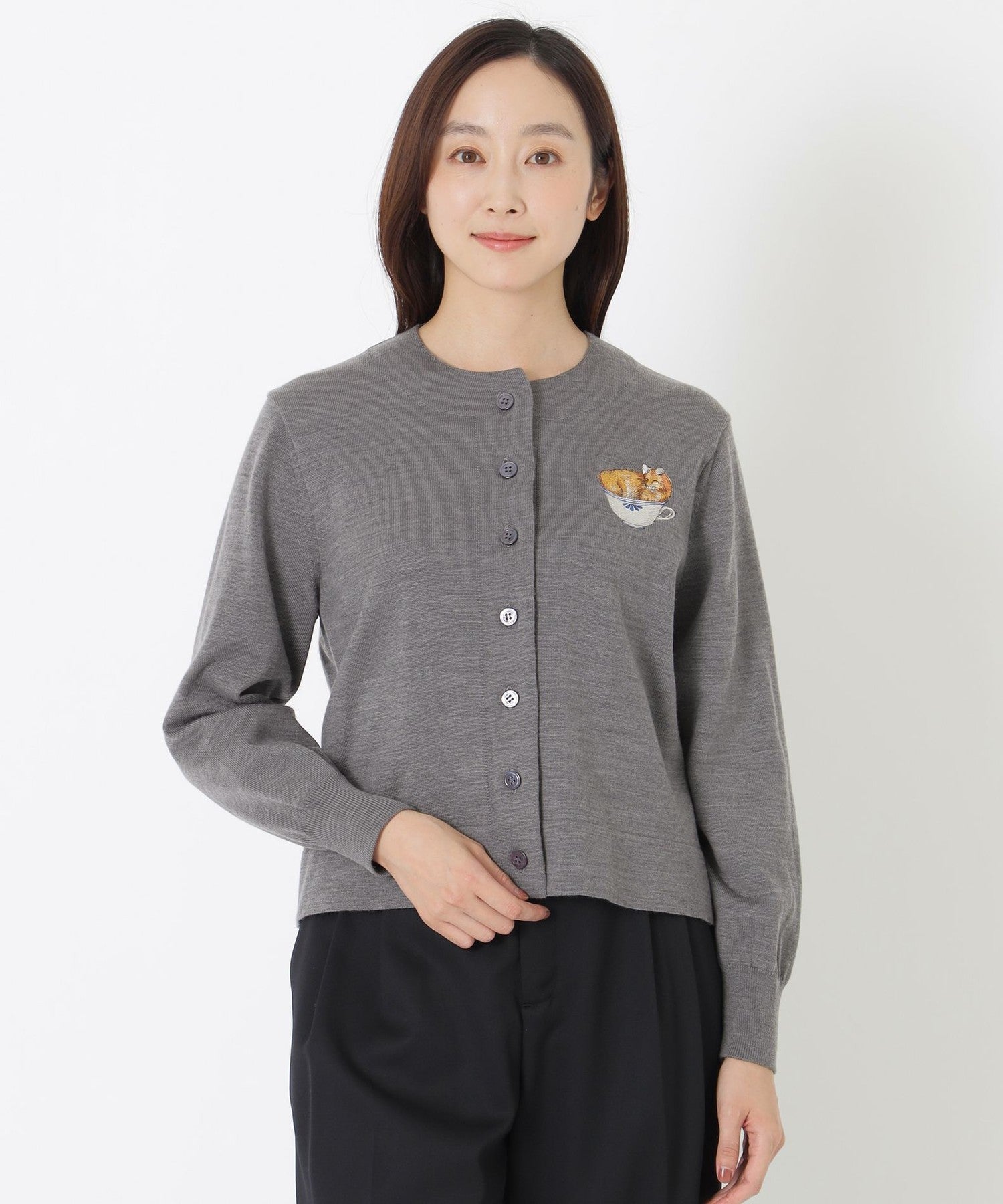 AIKO FUKUDAコラボ】FIKAエンブレムニット(トップス)｜S.ESSENTIALS