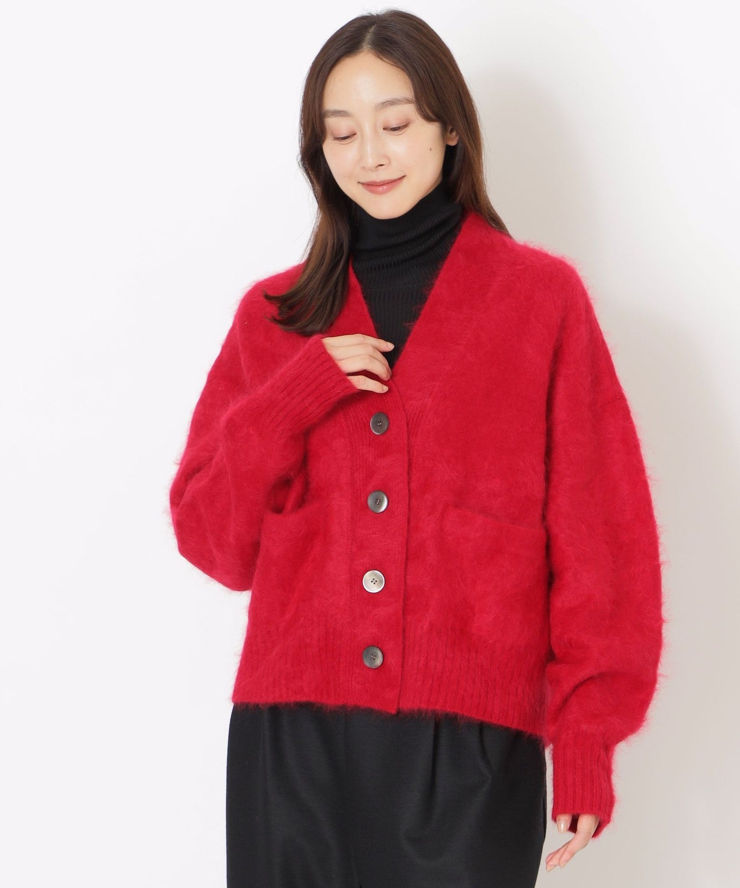 ファー加工カシミヤニット(トップス)｜S.ESSENTIALS(エス