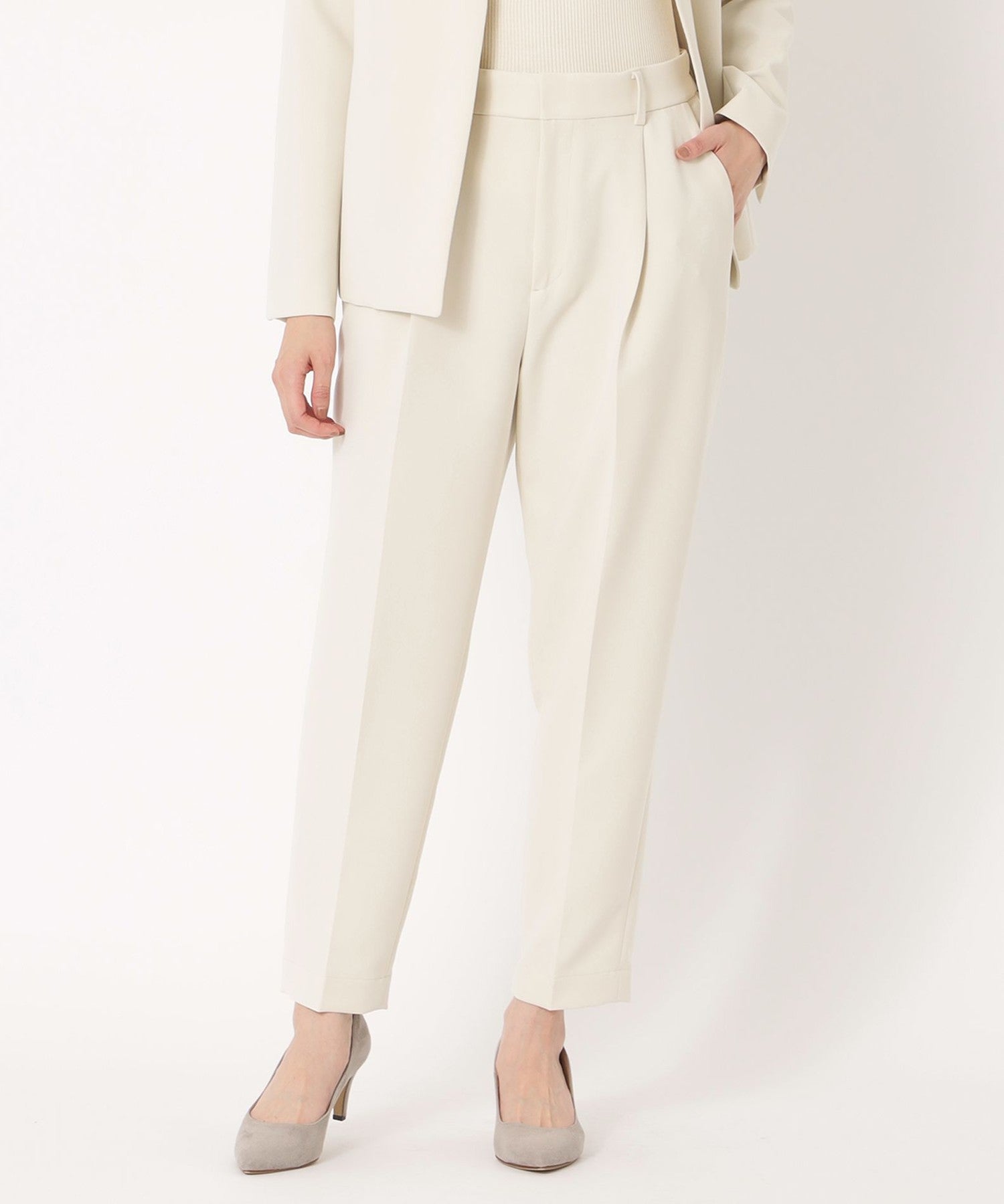 Jun商品 ESSENTIALS WARDROBE】ウォッシャブルパンツ(パンツ)｜S.ESSENTIALS