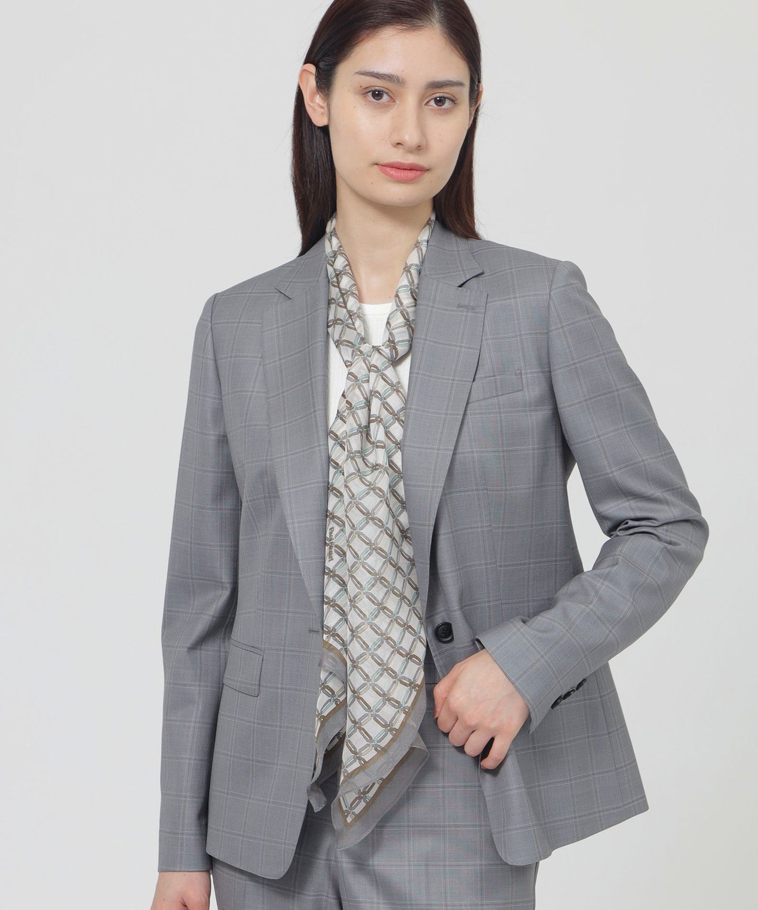 Nikkei Magazine掲載】【ウォッシャブル】シルクオクタゴンストール