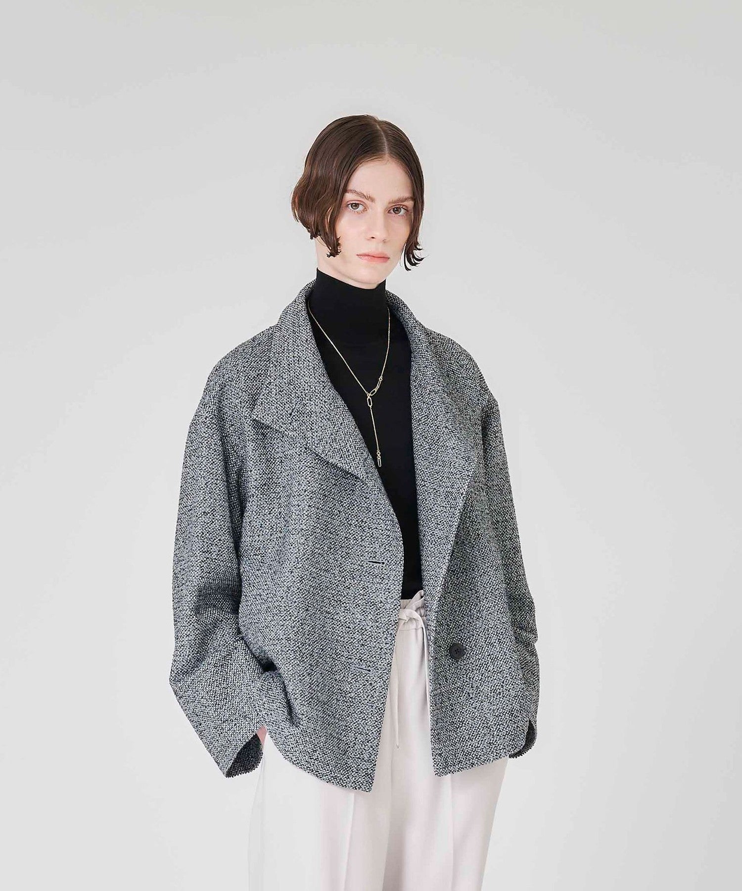 ライトミックスツイード コート(コート)｜Paul Stuart(ポール