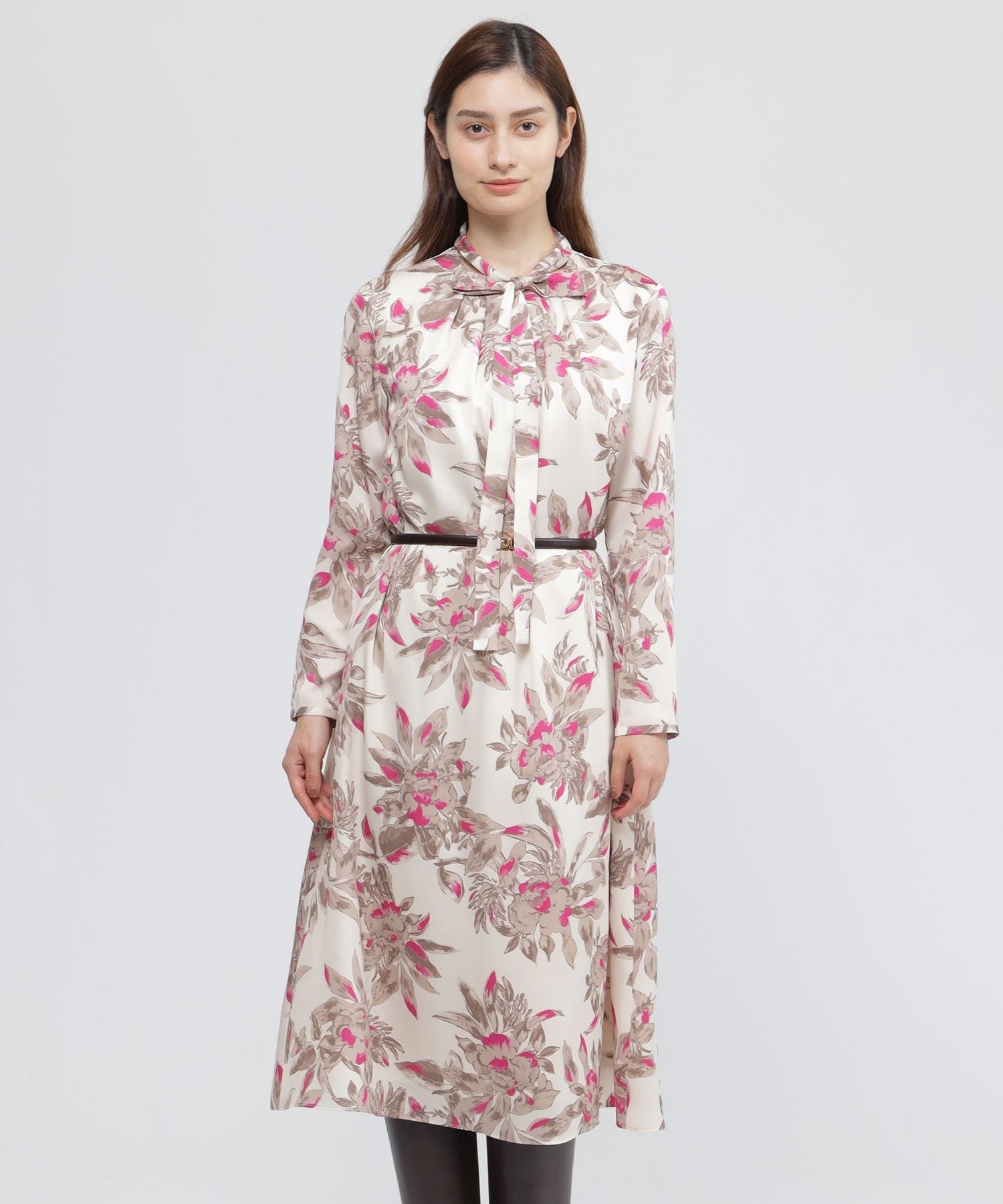 オリエンタルフラワーワンピース オリエンタルフラワープリントワンピース / GRACE CONTINENTAL